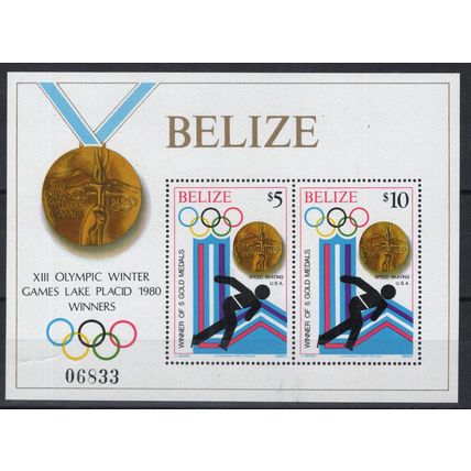 ZAYIX Belize 511 MNH Winter Olympics Sports 061122SM70