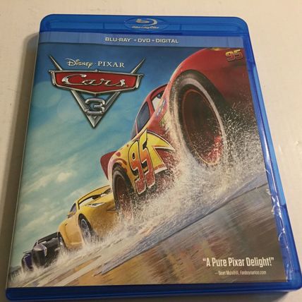 Disney / Pixar Cars 3 Animated Movie Blu-Ray Disc Only (No DVD No Digital)
