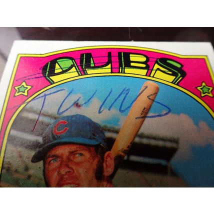 1972 Topps Card # 258 Randy Hundley Poor (1) Chicago Cubs