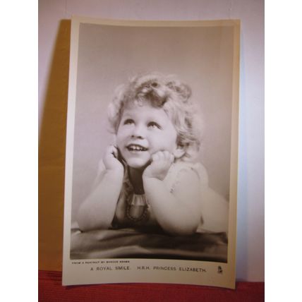 H.R.H. PRINCESS ELIZABETH c.1927 unused postcard RP by Raphael Tuck =