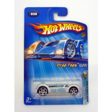 Hot Wheels Dodge Super 8 Hemi #030 Drop Tops 10/10 Silver Die-Cast Car 2005