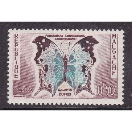 Malagasy 1946 Salamis Duprei 50c SG 9 Mint Hung VGC