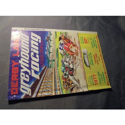 DERBY LANE FLORIDA GREYHOUND RACING 1977 Booklet!! $6.00 obo!