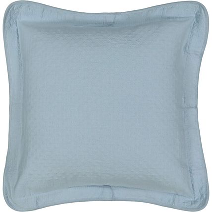 Historic Charleston -King Charles Matelasse Euro Sham (26" x 26")-Blue-NEW-FAST