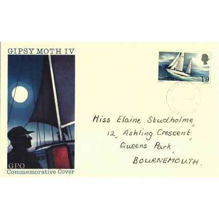 1967 Gipsy Moth IV, Bournemouth Postmark, UK, GPO FDC