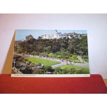 PAVILION GARDENS, BOURNEMOUTH, DORSET used postcard by Dennis 1980 pm =