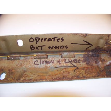 1965 PLYMOUTH SPORT FURY GLOVEBOX DOOR HINGE OEM
