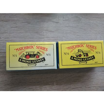 Matchbox - Recreations 1 Roller & 6 Tipper