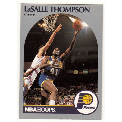 1990-91 Hoops LaSalle Thompson basketball card #140 - Pacers