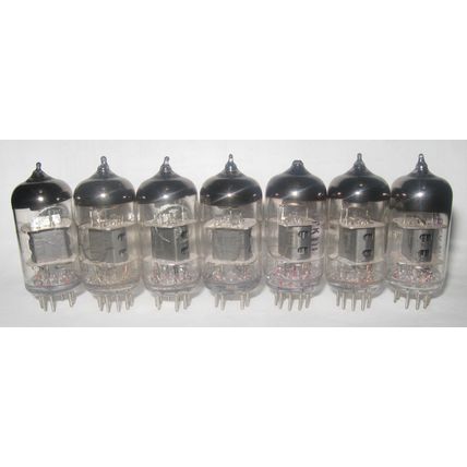 6J11P-E / E180F / 6688 Reflector Soviet Military HF Pentode Vacuum Tube 7pcs