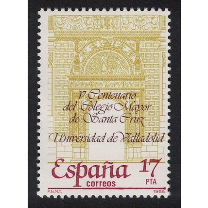 Spain Santa Cruz College Valladolid University 1985 MNH SG#2794