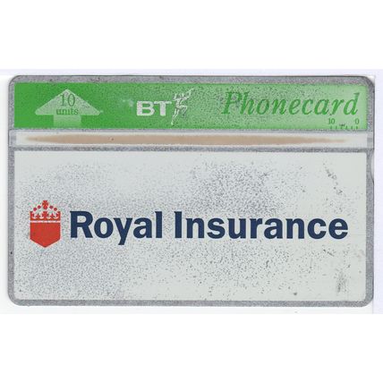 UK BT Phone Card - Royal Insurance