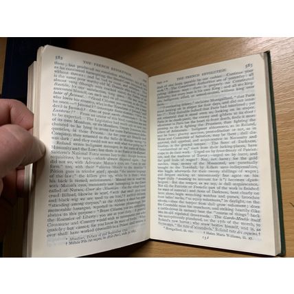 1902 "THE FRENCH REVOLUTION A HISTORY" THOMAS CARLYLE ANTIQUE LEATHER BOOK (P3)