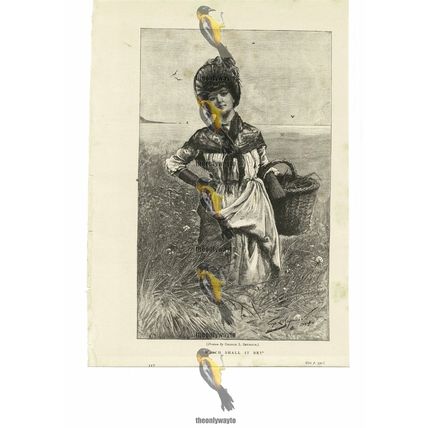 Which Shall It Be, George L Seymour, Romantic Book Illustration (Print), 1884