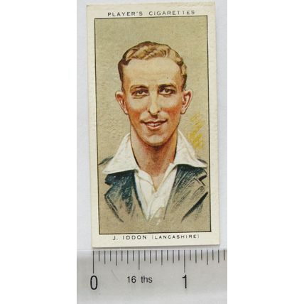 1934 Players Cricketers No. 14 J. Iddon, Lancashire