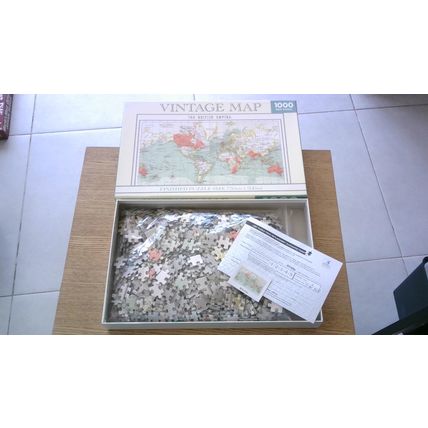 VINTAGE MAP: THE BRITISH EMPIRE Jigsaw Puzzle (1000 Piece) 2018