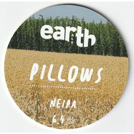 USED KEG CLIP FRONT - EARTH ALE BREWING - PILLOWS NEIPA