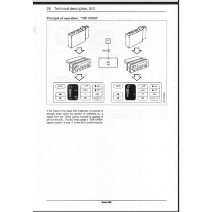 Saab 900 Electrical System SID Workshop Manual 1994 199424217 PDF
