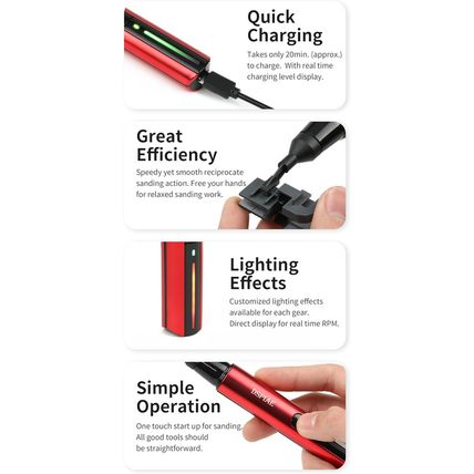 Electric Reciprocating Sander – Precision Multi-Speed Sanding Tool with Fine San