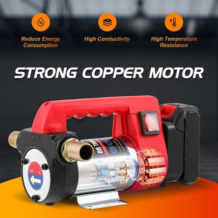 Mxmoonant 12GPM Cordless Diesel Transfer Pump, Electric Oil Change Pump, Portabl