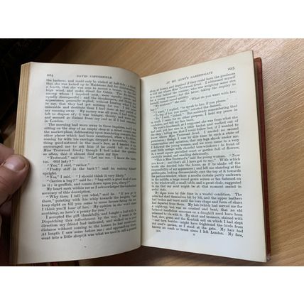 RARE* 1914 CHARLES DICKENS DAVID COPPERFIELD FIRESIDE EDITION HB BOOK (P4)