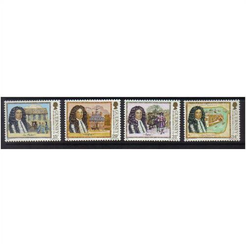 1987 GB GUERNSEY SIR EDMOND ANDROS SET UMM SG400-403