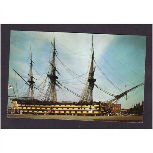 SAILING SHIP POSTCARD - H.M.S VICTORY CARD No PT2647 UNUSED