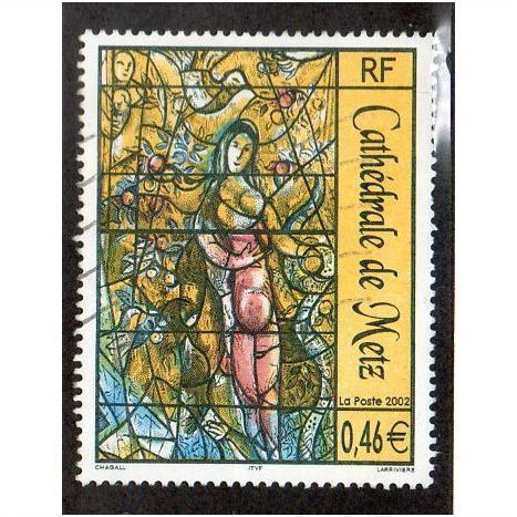 FRA 2002 46c 'METZ CATHEDRAL' FINE USED (EBID20356)