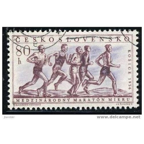 1956 Michel 982 - #4 cancelled