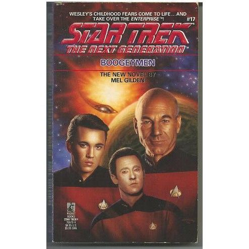 STAR TREK THE NEXT GENERATION ' BOOGEYMEN ' paperback book (1991)