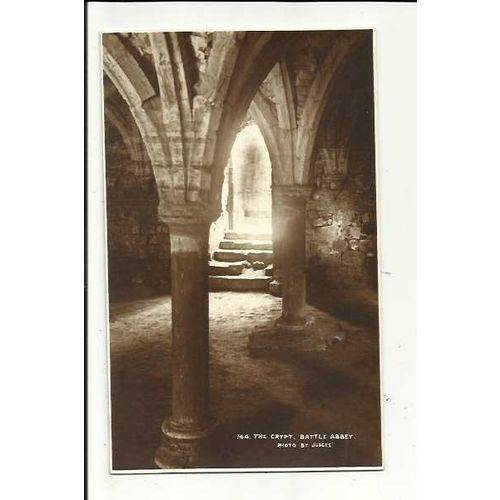 Sussex BATTLE ABBEY Crypt Postcard by Judges (144)