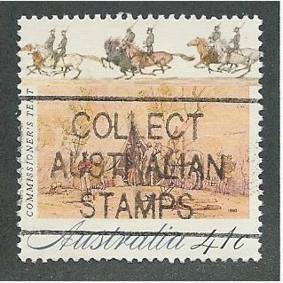 AUS 1990 41c 'COLONIAL DEVELOPMENT- COMMISSIONERS TENT' FINE USED (EBID42-667)