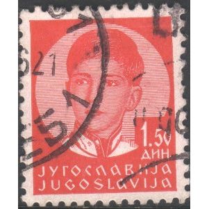 Yugoslavia 1935 - SG324 - 1.50 red - King Petar 11 - used
