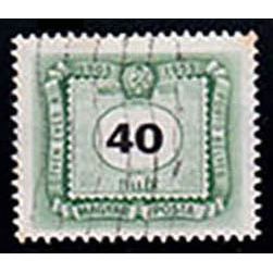 Hungary 1953 Postage Due 40f Used Stamp