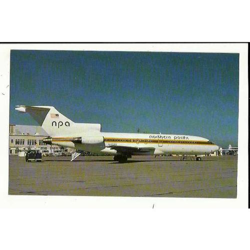 Aviation NORTHERN PACIFIC BOEING 727-51 Postcard by Mary Jayne (MJ487)