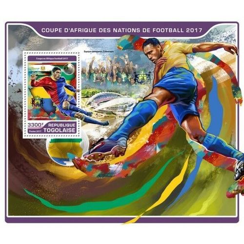 TOGO 2017 SHEET MNH AFRICA CUP OF NATIONS FOOTBALL SOCCER SPORTS FUTBOL 2A
