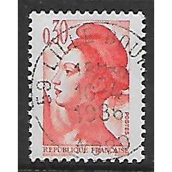 FRANCE 1982 30c ORANGE LIBERTY SG2448 FINE USED