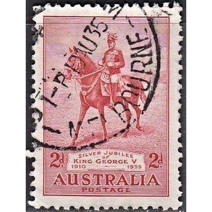 AUSTRALIA, 1935 2d Silver Jubilee, SG 156 (Scott 152), good used