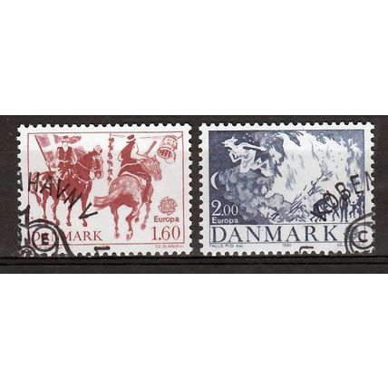 Denemarken Europa Cept 1981 gestempeld .