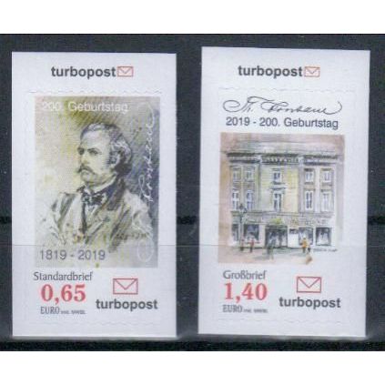 200. Geb. Theodor Fontane / 200th ann. of Theodor Fontane **/MNH 2019