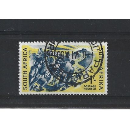 SouthAfrica.SG181 1s "Wheel of Progress".Fine Used.Aug25b