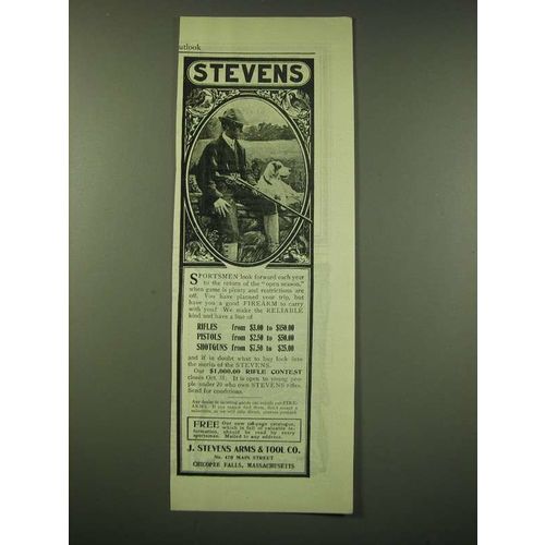 1902 Stevens Firearms: Rifles, Pistols, Shotguns Ad