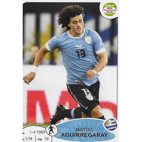 Panini's Road to FIFA World Cup Brazil 2014 Stickers: No.81 - Aguirregaray