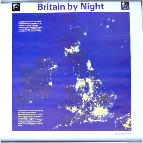 Britain by Night : Satellite Map of the UK at Night – BAA / Daily Telegraph