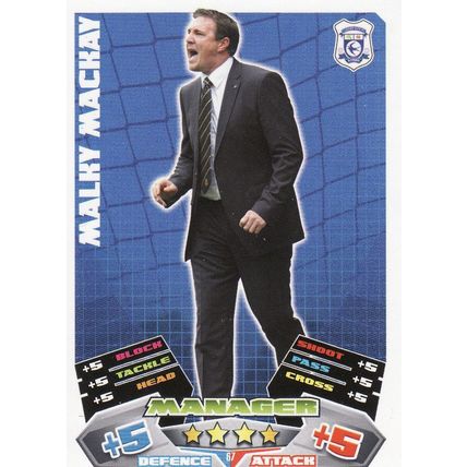 Match Attax Championship 2011/2012 67 Malky Mackay Cardiff City