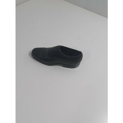 Collectible antique miniature man's dress shoe black (3)