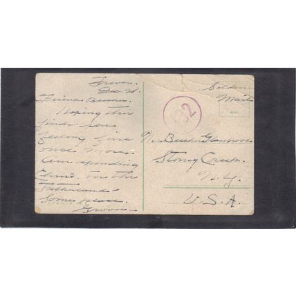 Postcard Free Frank Soldier's Mail From Trier Germany CV01252