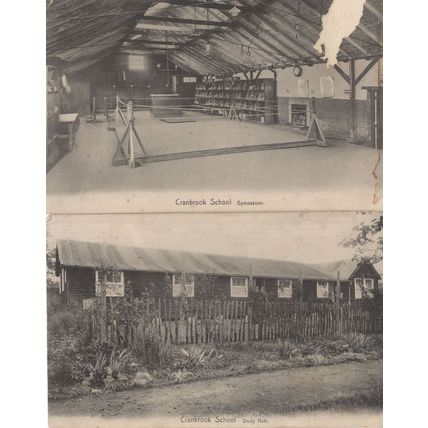 Cranbrook School Study Huts Kent Old Postcard & More