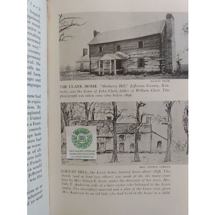 LEWIS & CLARK PARTNERS IN DISCOVERY by JOHN BAKELESS 1947 ILLUSTRATED HARDCOVER