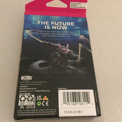 New Magic the Gathering Kamigawa Neon Dynasty White Theme Booster - 35 Cards